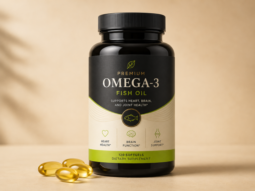 Nordic Health Omega-3 120 kapsler